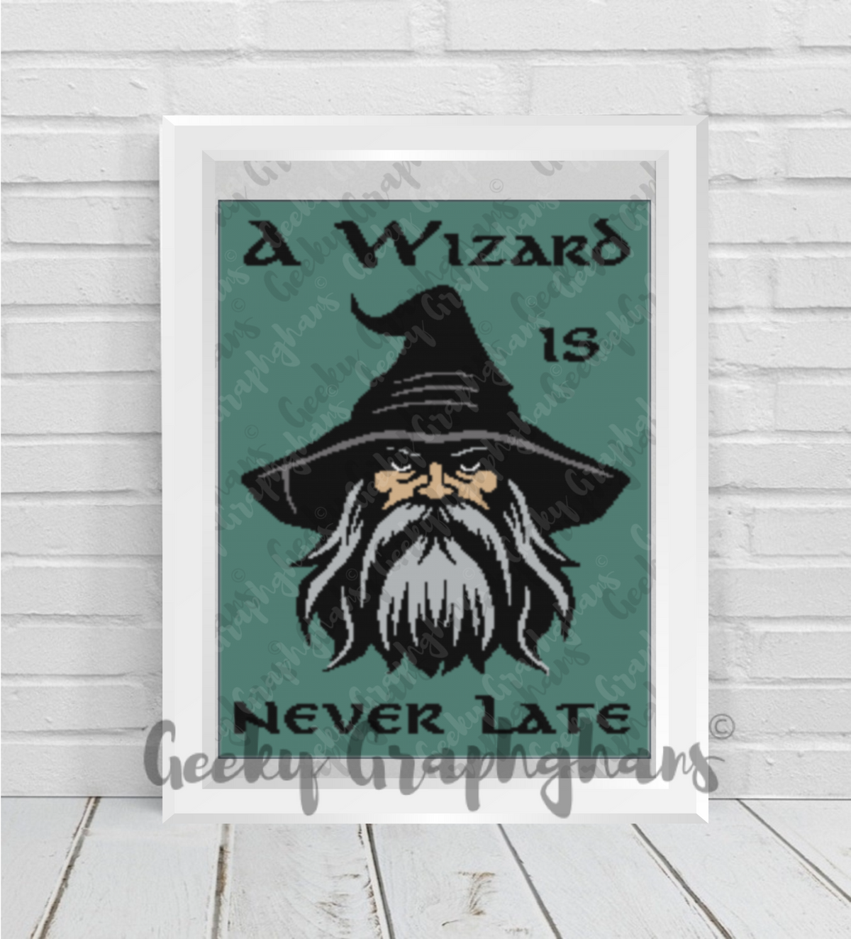 Graphghan Land A Wizard Is Never Late Crochet Graphghan Pattern – Geeky Graphghans