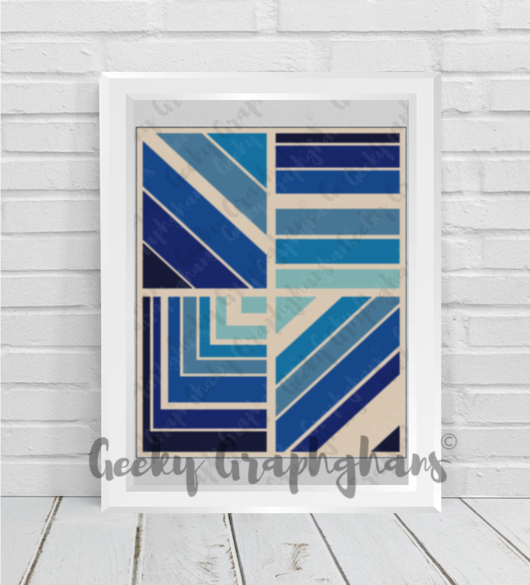 Art Deco Quad Crochet Graphghan Pattern – Geeky Graphghans
