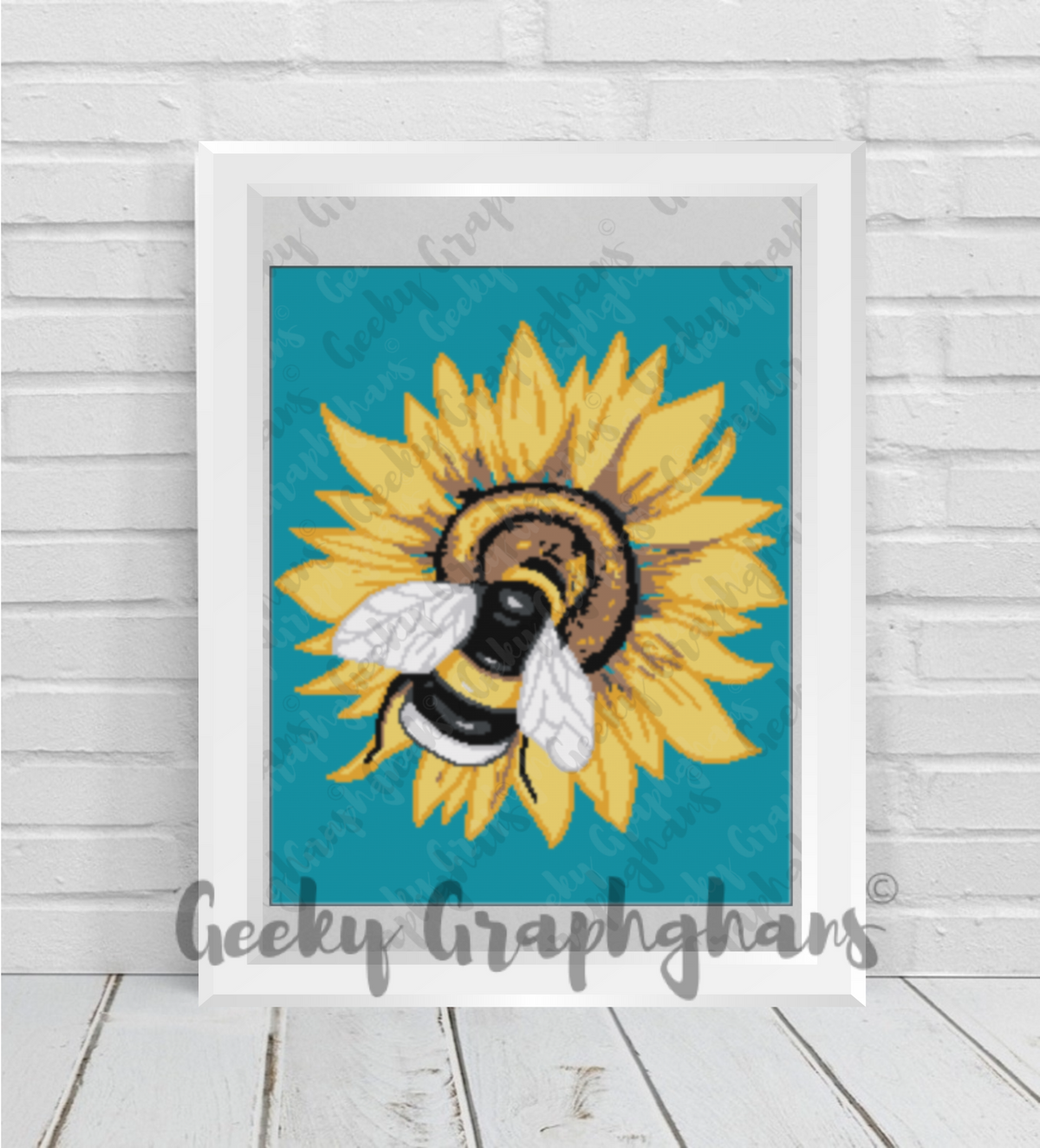 Cool Graphgan Bumblebee Sunflower Crochet Graphghan Pattern – Geeky Graphghans