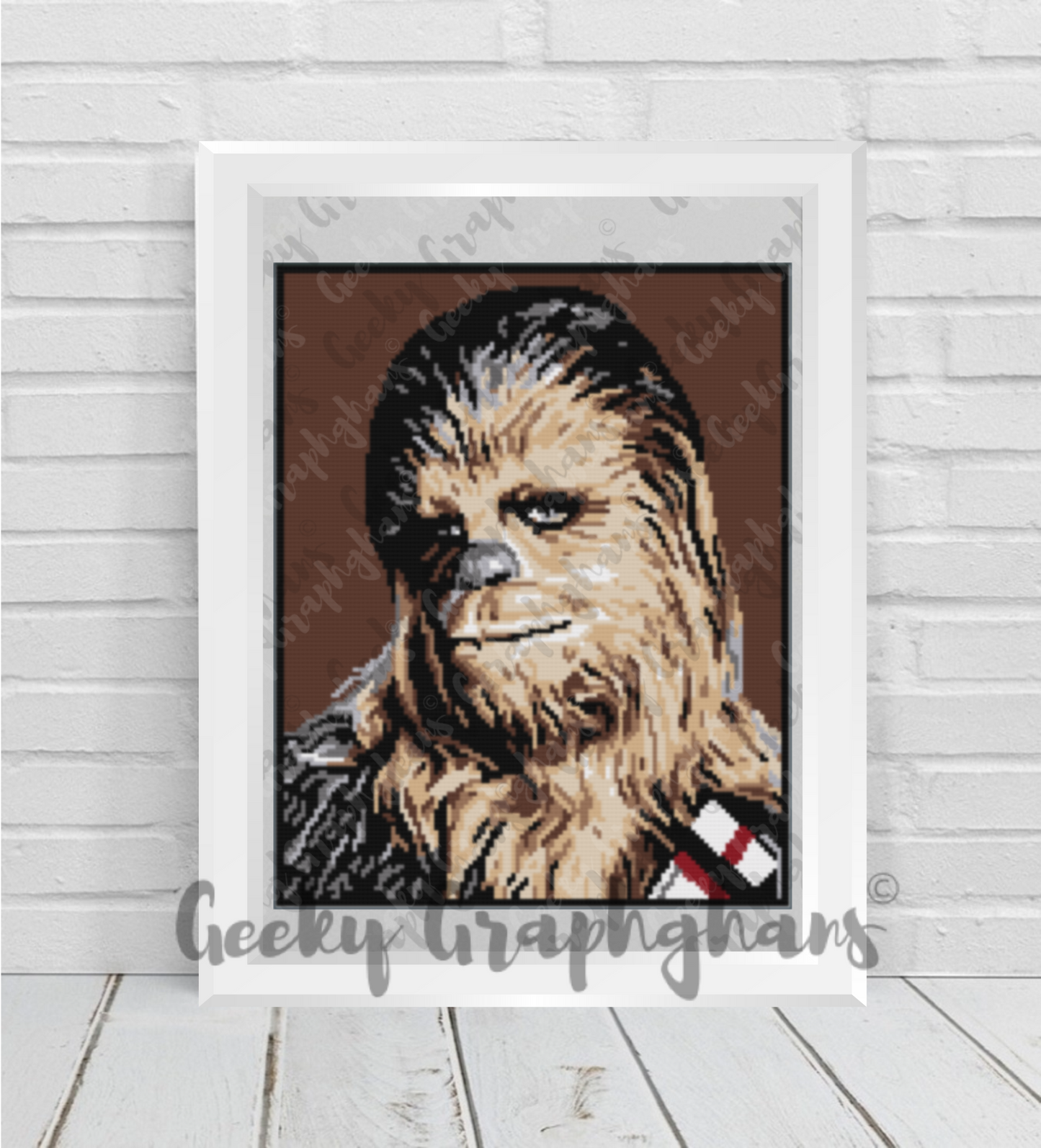 Chewbacca Mini C2C Crochet Graphghan Pattern