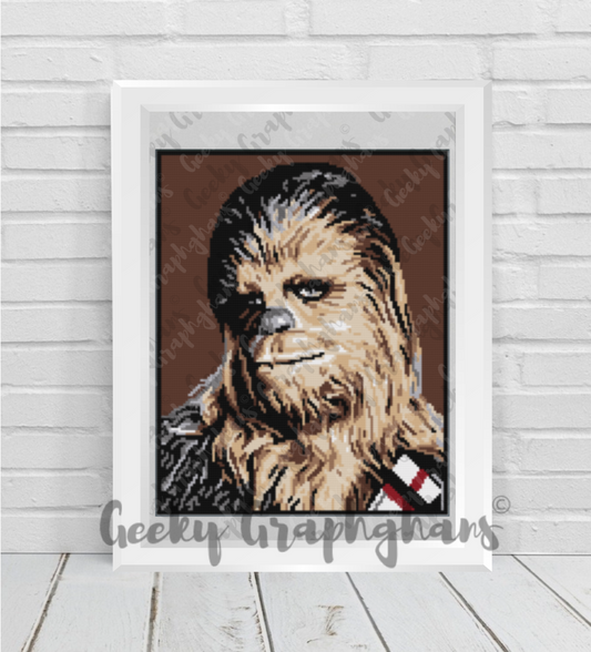 Chewbacca Mini C2C Crochet Graphghan Pattern