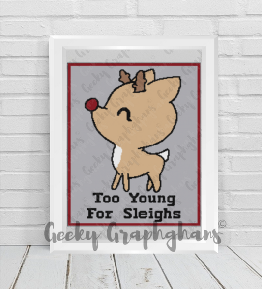 Too Young For Sleighs Crochet Graphghan Patterns