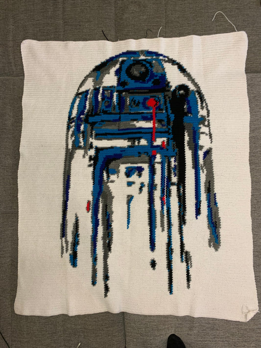 R2D2 Crochet Graphghan Pattern