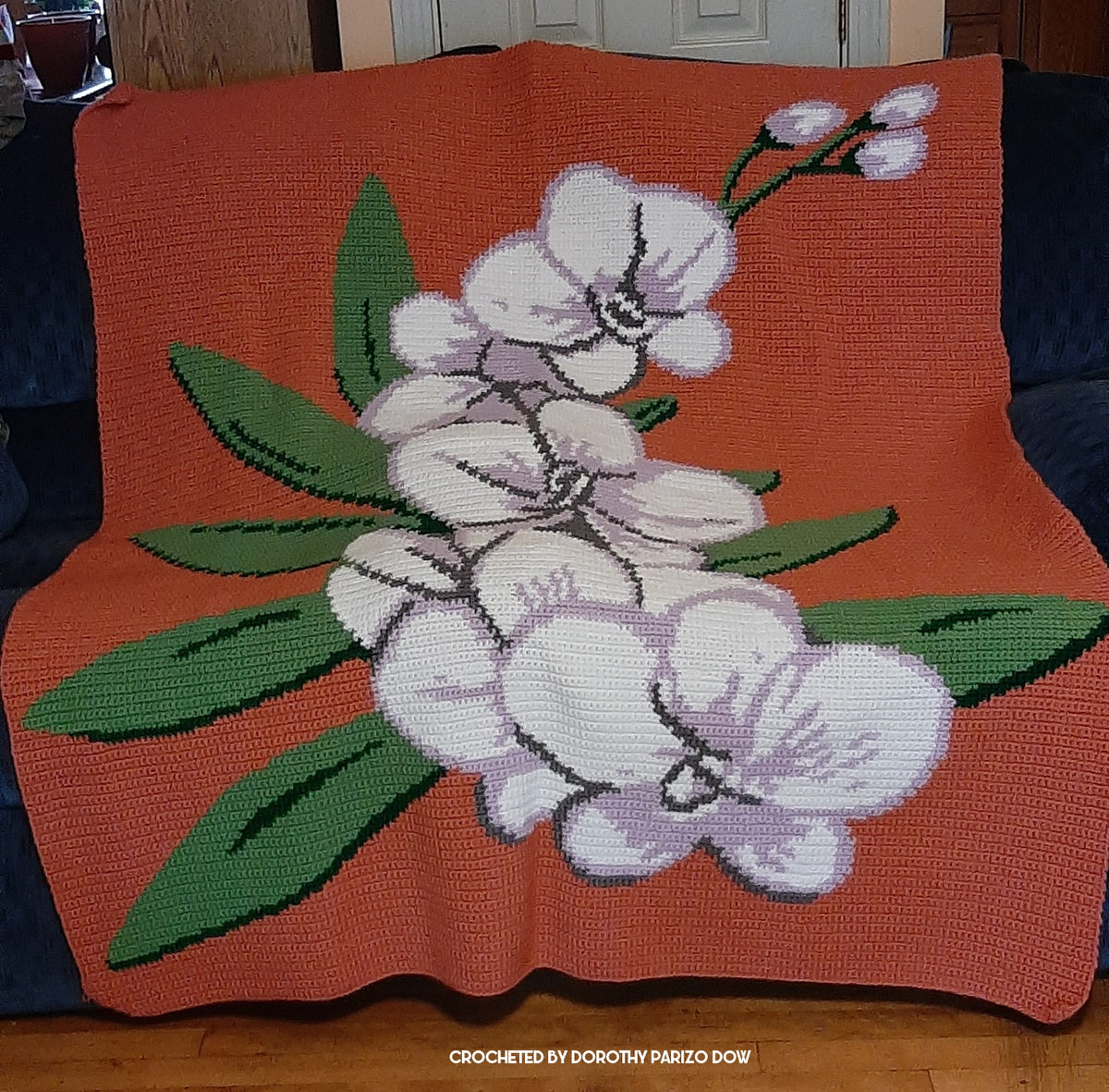 Graphghan Orchids Crochet Graphghan Pattern – Geeky Graphghans