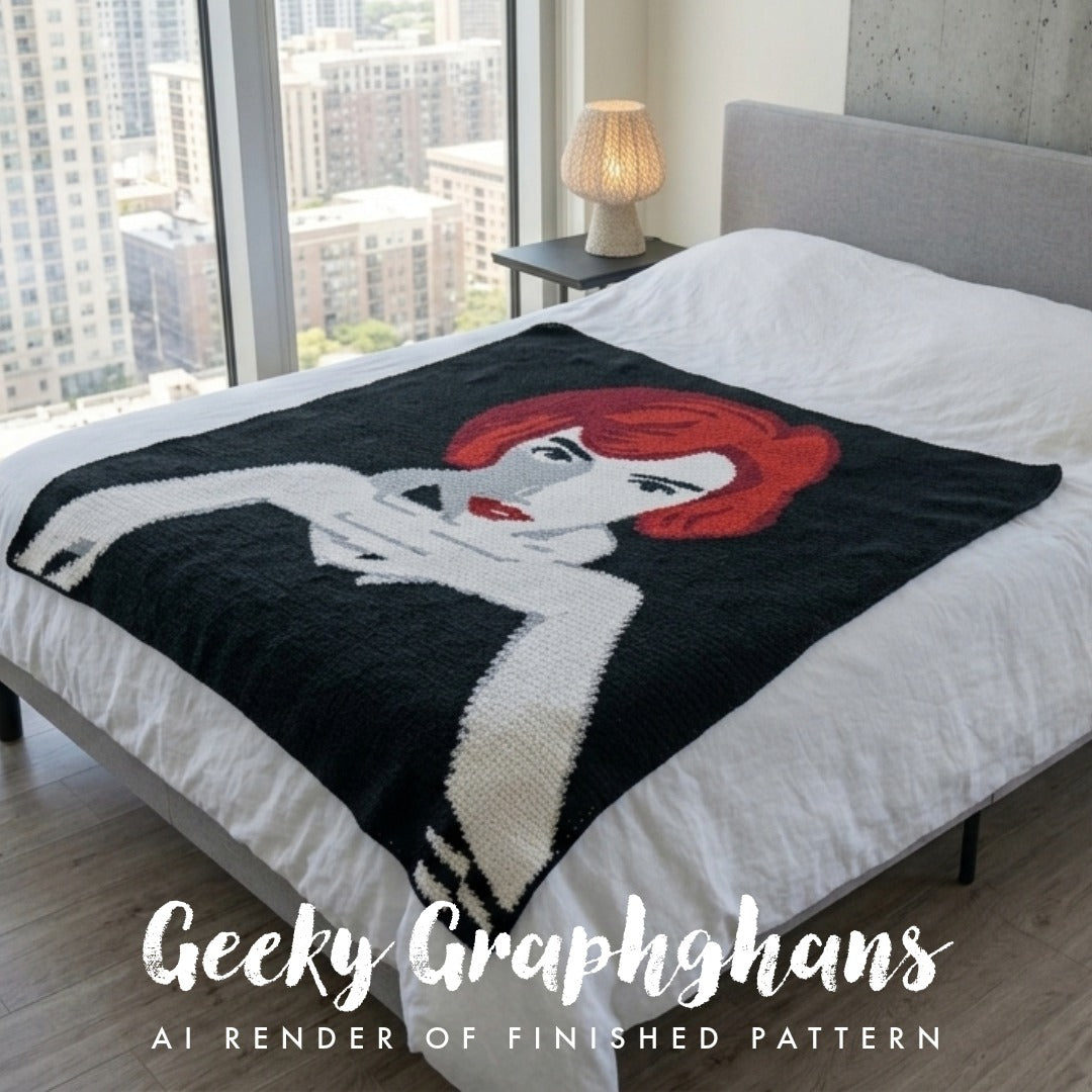 The Queen's Gambit Crochet Graphghan Pattern