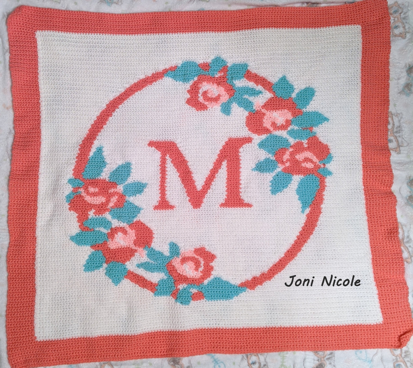 M Is For Mother Crochet Graphghan Pattern