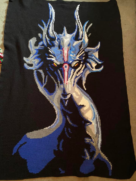 Blue Dragon Crochet Pattern