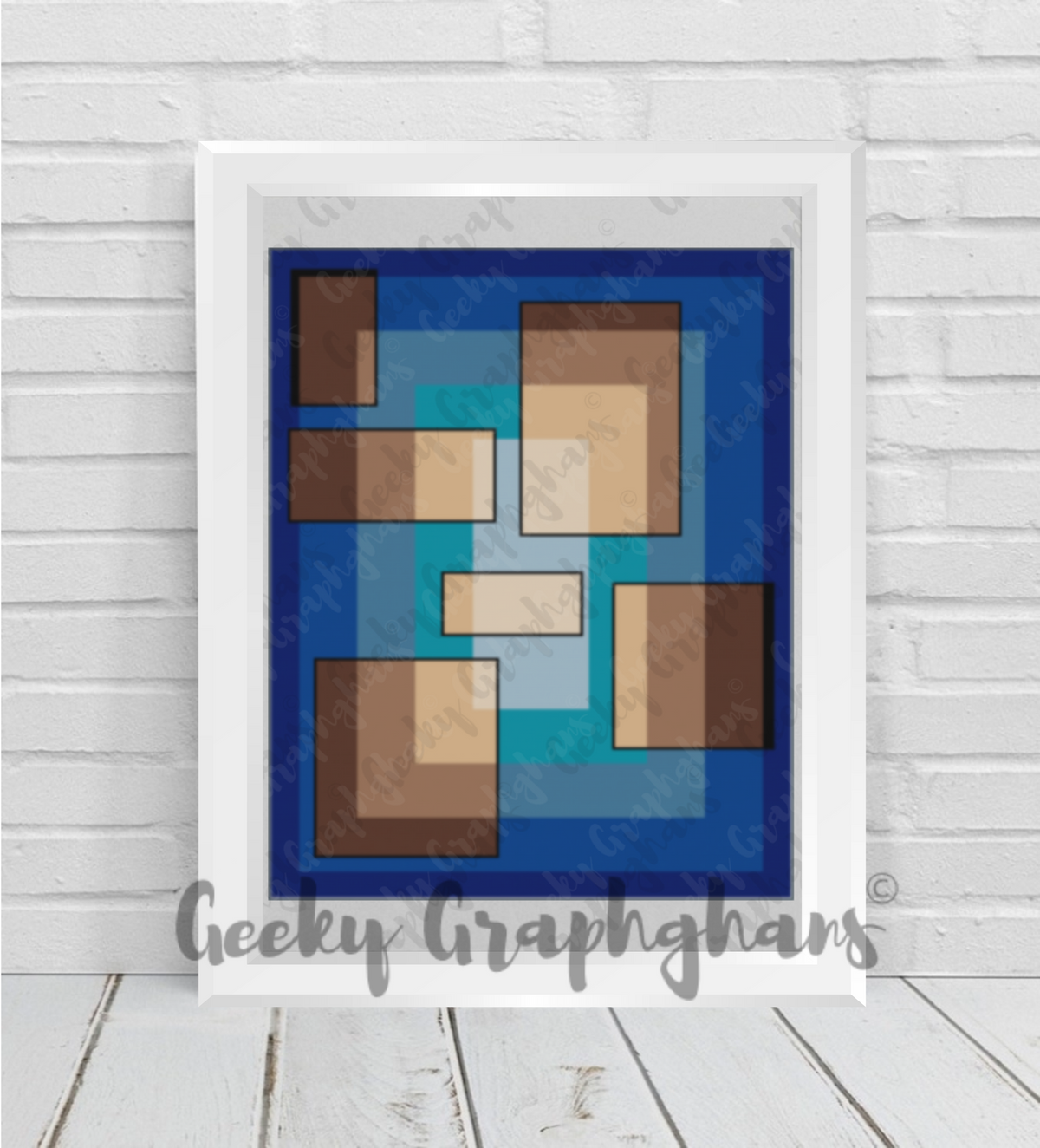 Graphghan Land Luminescent Blocks Crochet Graphghan Pattern – Geeky Graphghans