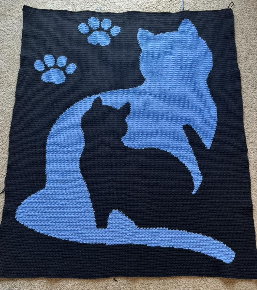 Love Cats Crochet Graphghan Pattern – Geeky Graphghans