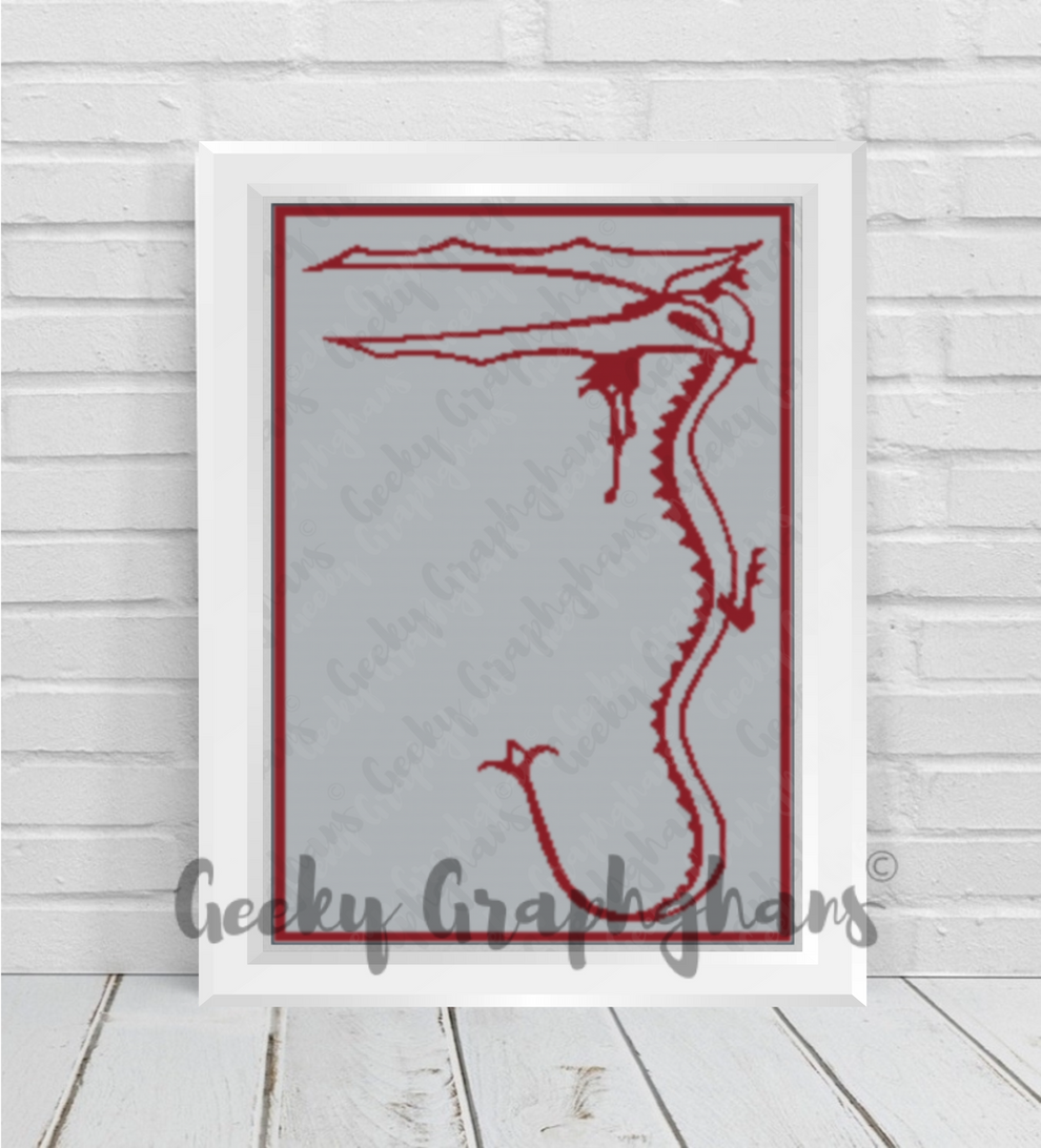 Smaug Dragon Crochet Graphghan Pattern – Geeky Graphghans