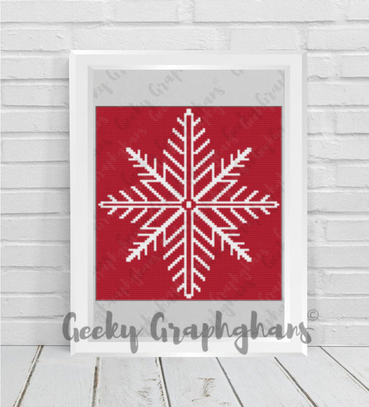 Snowflake Crochet Graphghan Pattern