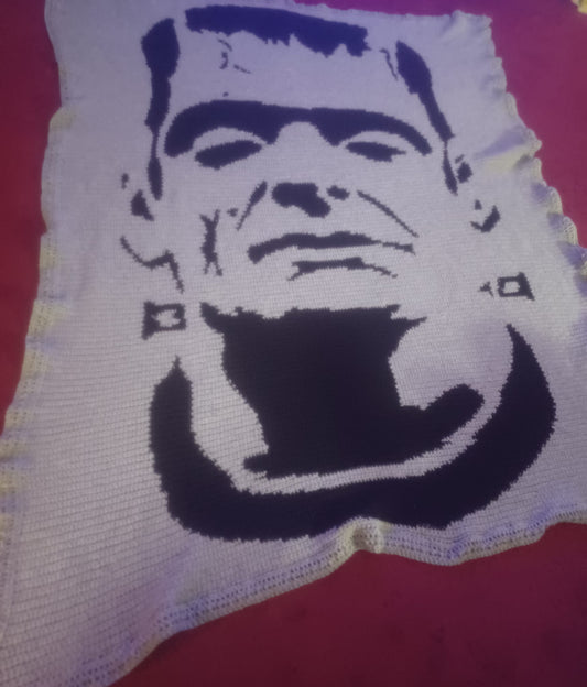 Frankenstein' Monster Crochet Graphghan Pattern