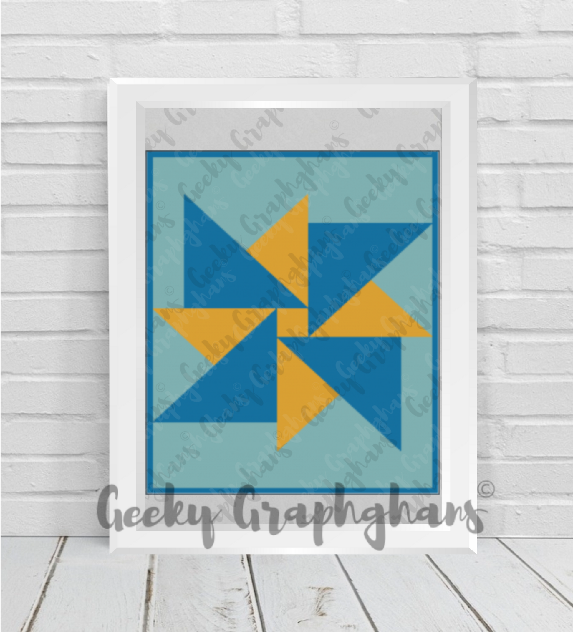 Starburst Flower Crochet Graphghan Pattern – Geeky Graphghans