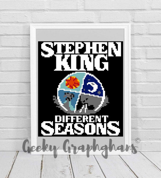 Stephen King Different Seasons Crochet Pillow Pattern