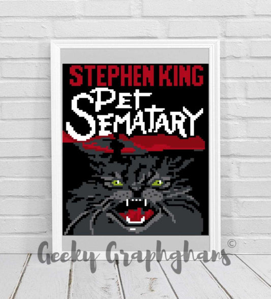 Stephen kings pete sematary crochet pillow pattern