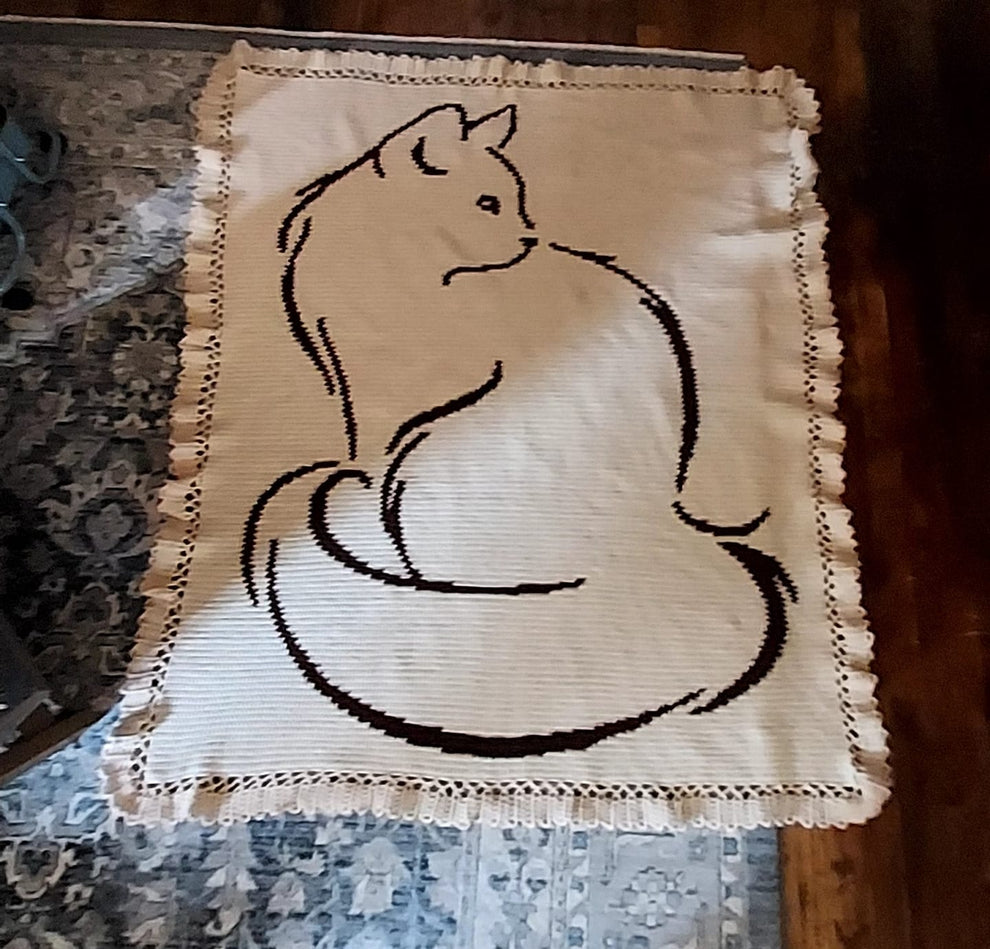Cat Side Crochet Graphghan Pattern – Geeky Graphghans