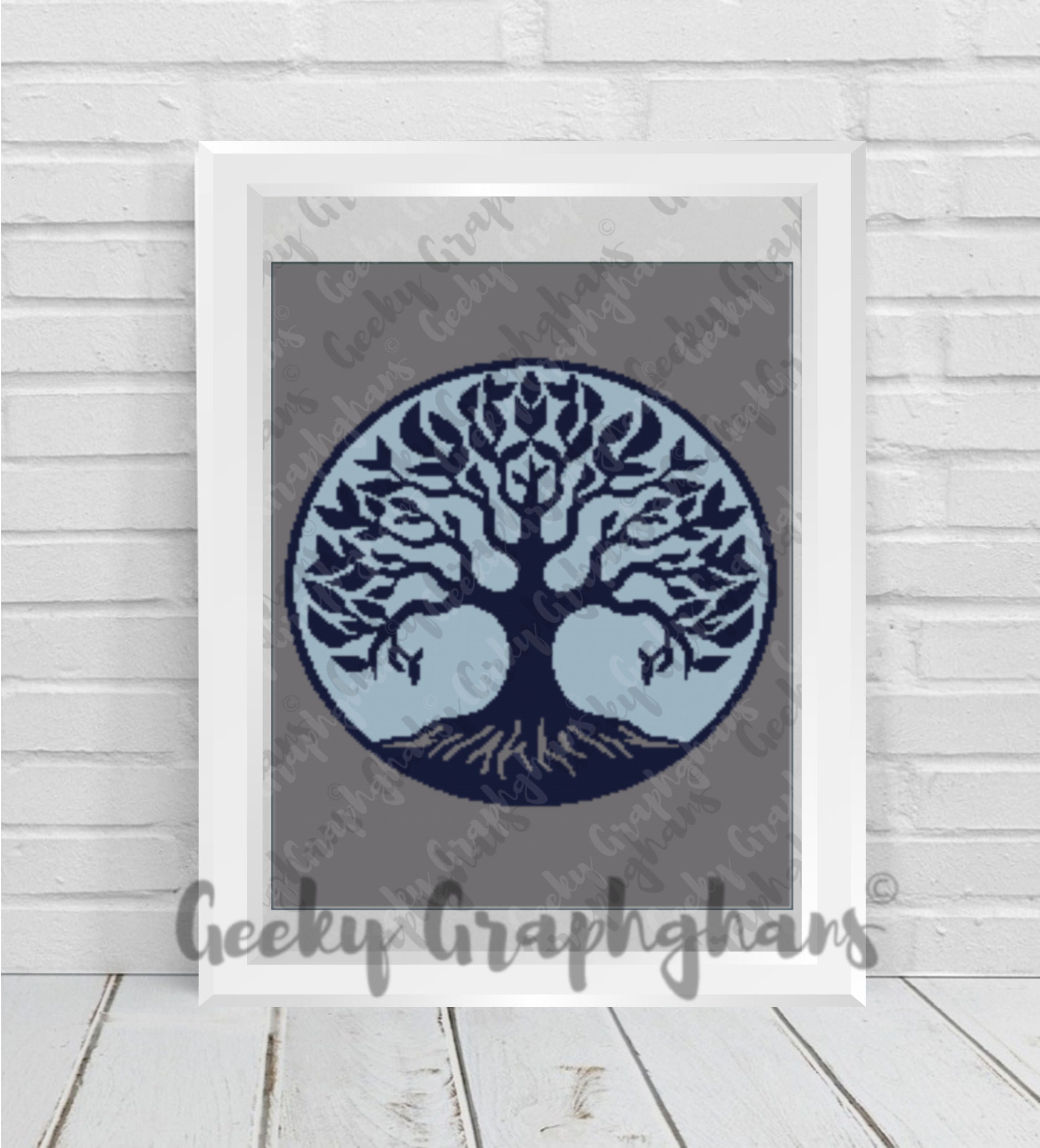 Graphgan Tree Tree Of Life Crochet Graphghan Pattern – Geeky Graphghans