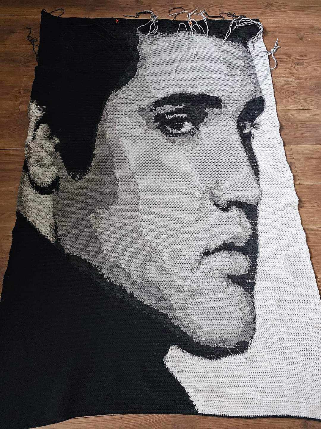 Elvis Aaron Presley Crochet Photoghan Pattern