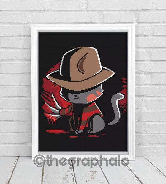 Freddy Meowger Crochet Graphghan Pattern