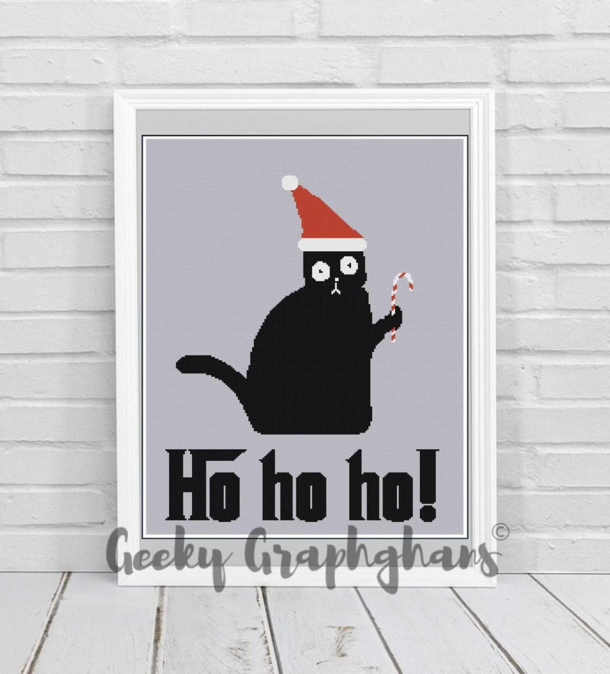 Santa Graphghan Santa Cat Crochet Graphghan Pattern – Geeky Graphghans