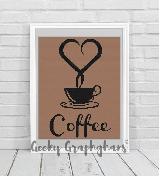 Coffee Crochet Graphghan Pattern