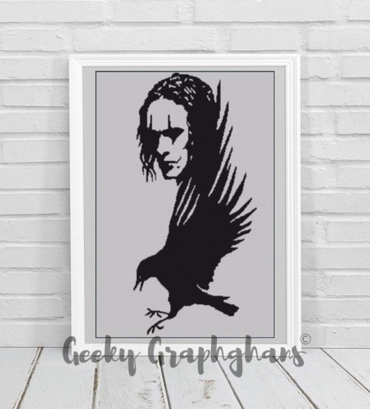 The Crow Brandon Lee Crochet Graphghan Pattern