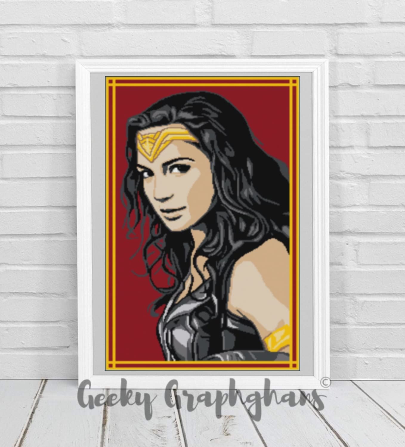 Wonder Woman Crochet Graphghan Pattern