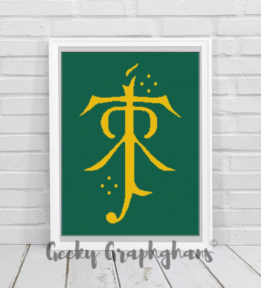 Tree Graphghan Patterns Lord of the Rings Inspired Crochet Graphghan Patterns – Geeky Graphghans