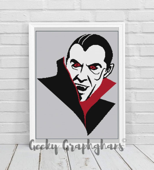 dracula crochet graphghan pattern