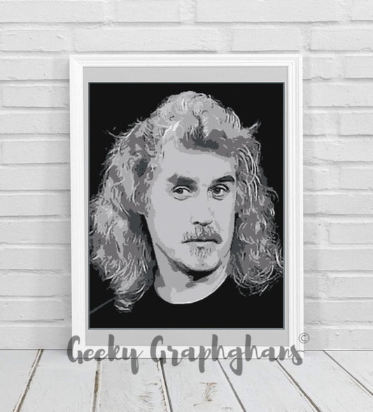 Billy Connolly Crochet Photoghan Graphghan Pattern