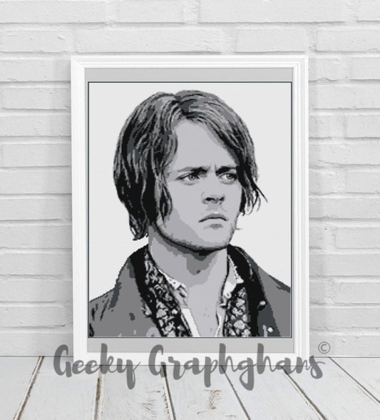 Joey Batey Crochet Photoghan Graphghan