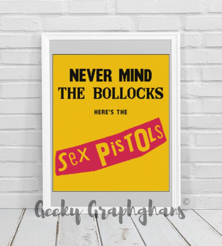 Never Mind the Bollocks, Here's the Sex Pistols Crochet Graphghan Pattern
