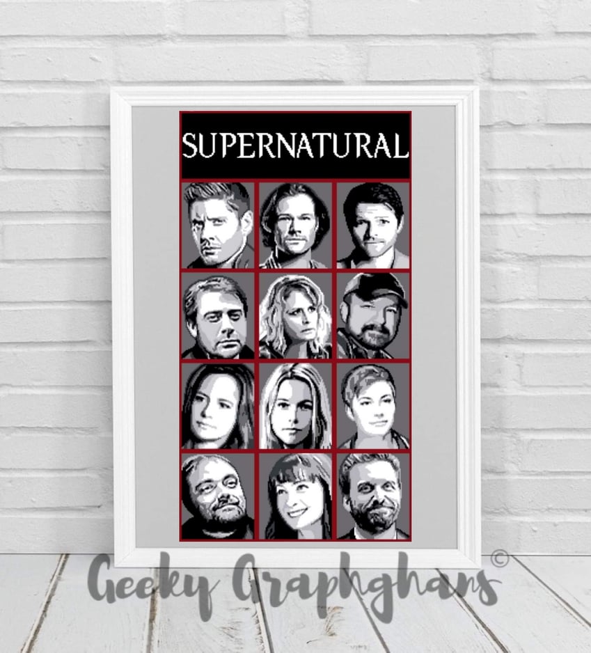 Supernatural Bundle Photoghan Graphghan Pattern