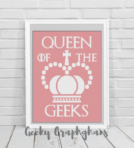 Queen Of The Geeks Graphghan Pattern