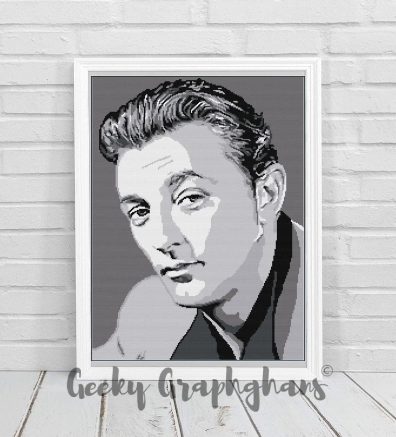 Robert Mitchum Crochet Photoghan Pattern