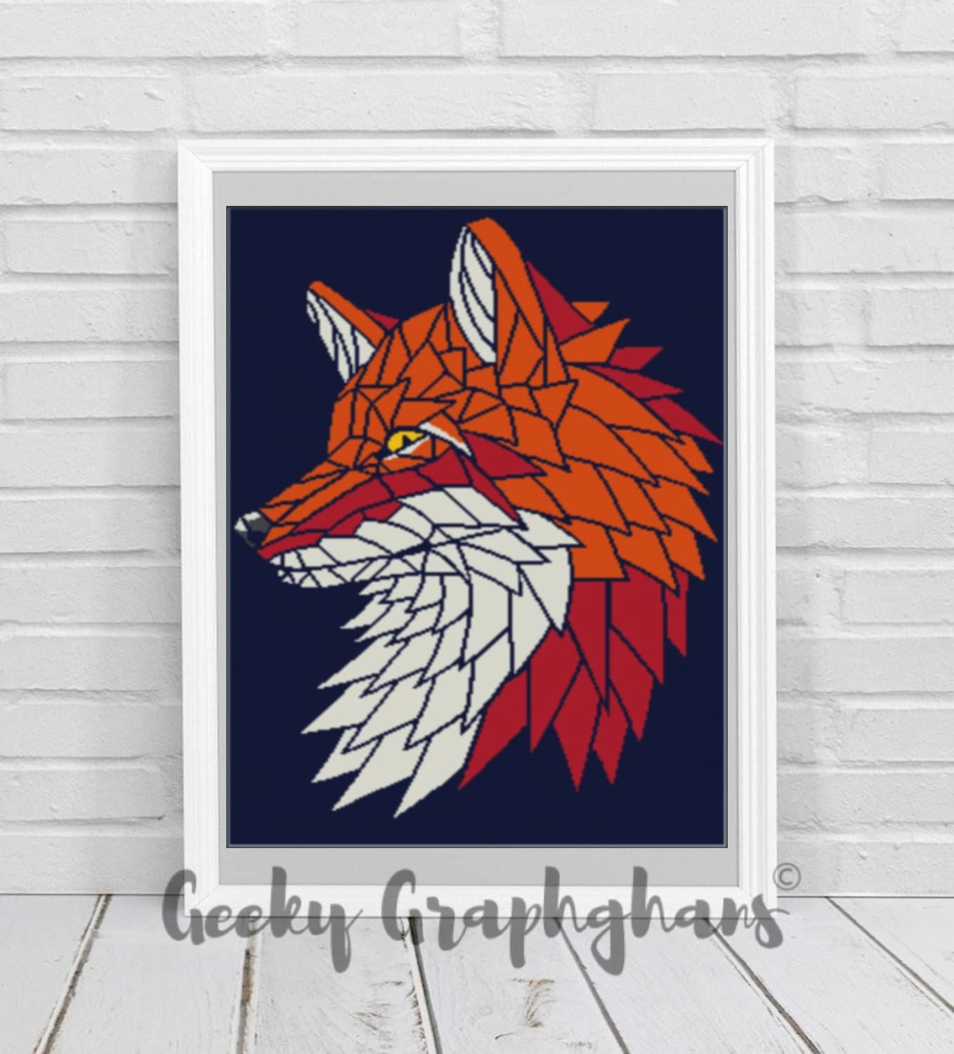 Red Fox Crochet Graphghan Pattern
