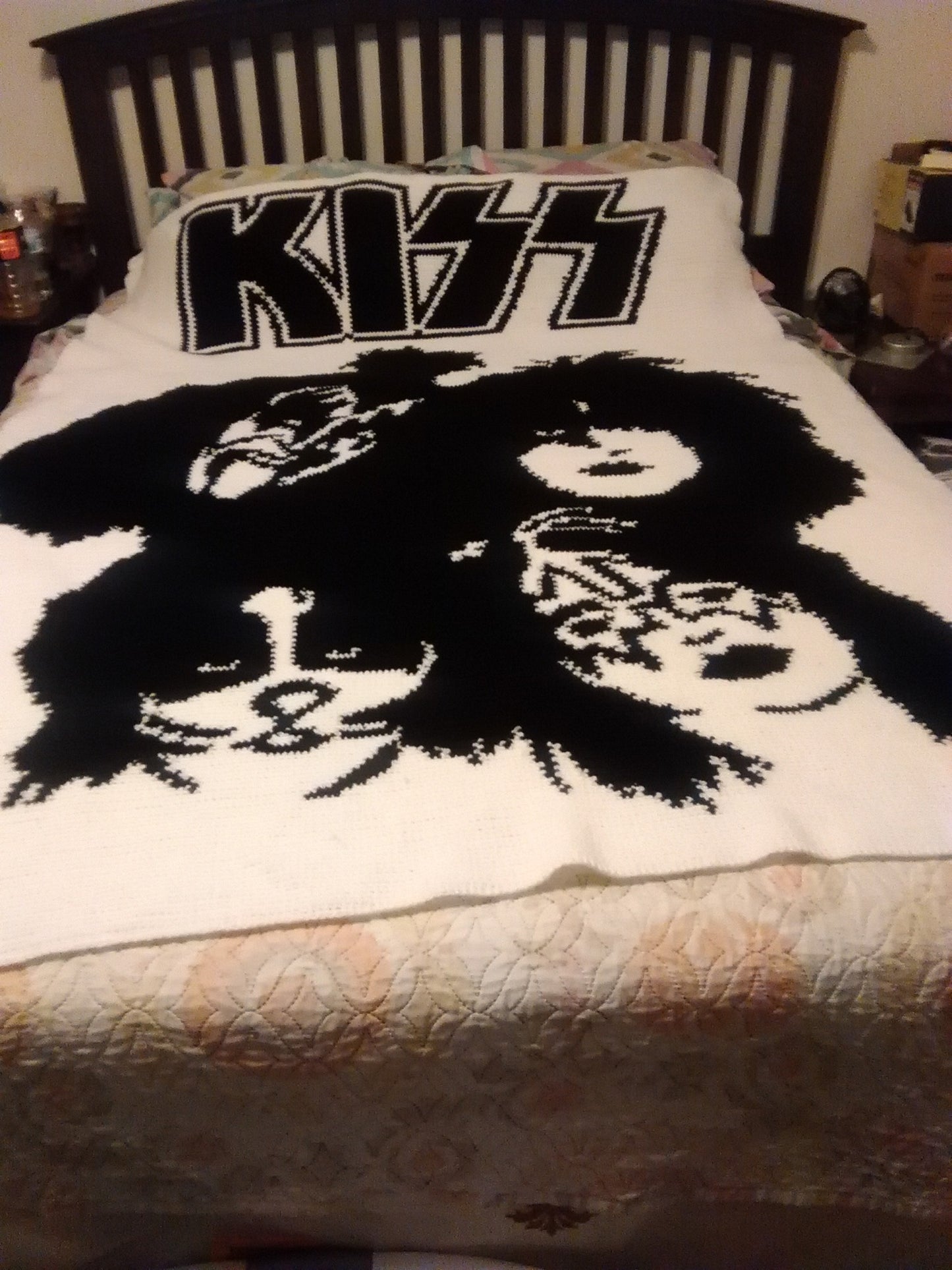 Kiss Band Inspired Cross Stitch Pattern
