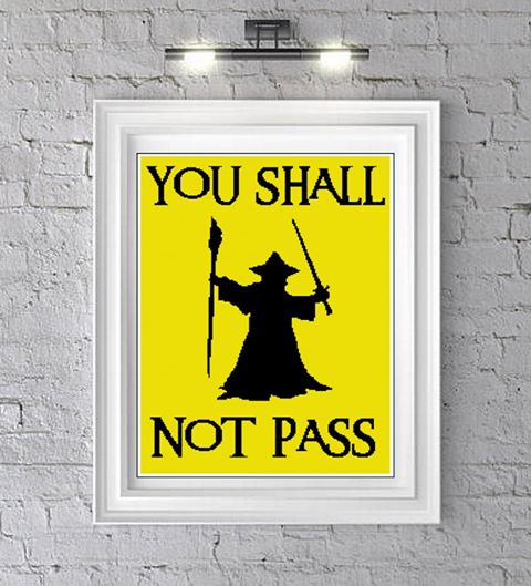 You Shall Not Pass Crochet Grapghan Pattern