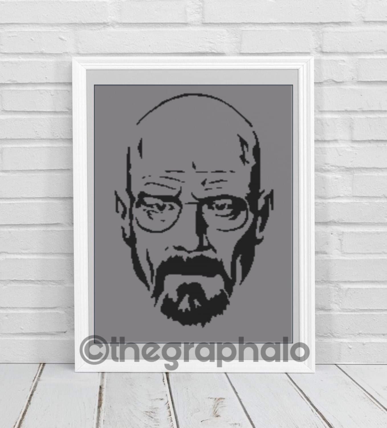 Walter White Crochet Graphghan Pattern SC180x260