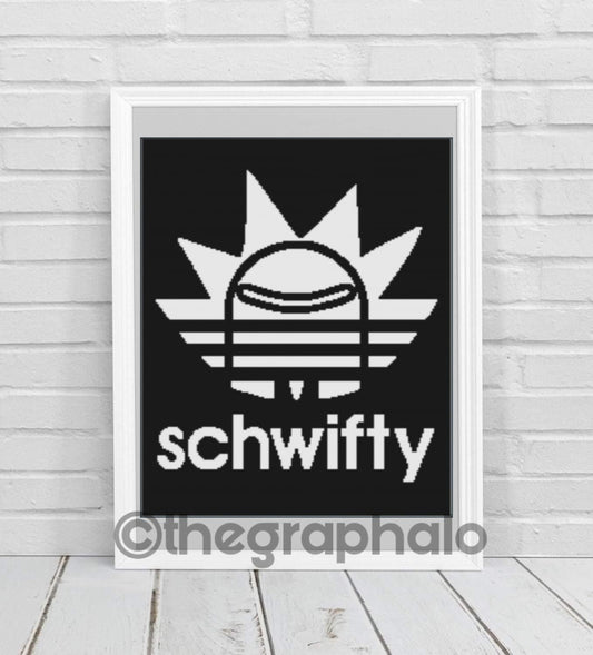Cross Stitch Schwifty Pattern