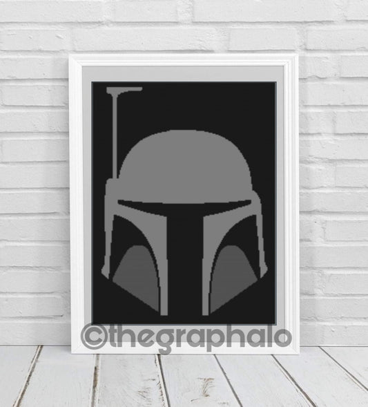The Mandalorian Crochet Graphghan Pattern SC 180 x 260