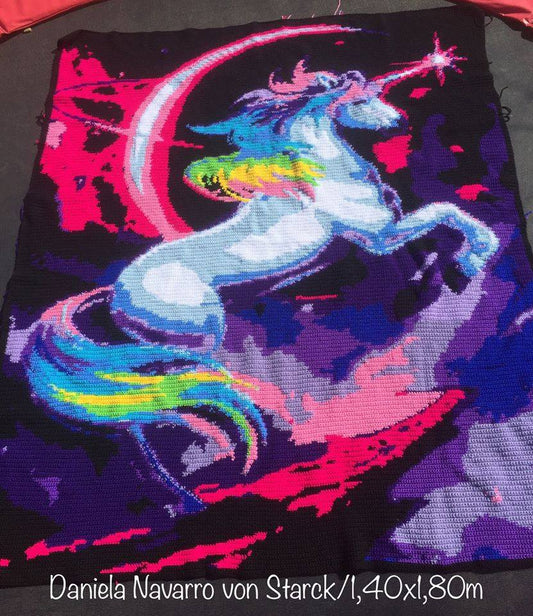 Magical Unicorn Crochet Graphghan Pattern