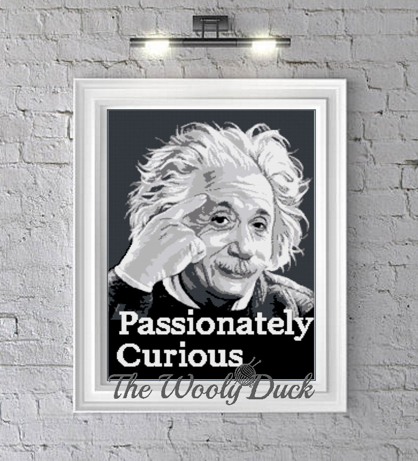 Albert Einstein Crochet Graphghan Pattern