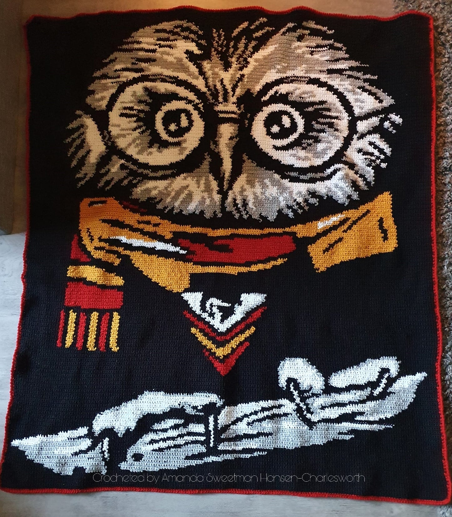Bubo Owl Crochet Graphghan Pattern