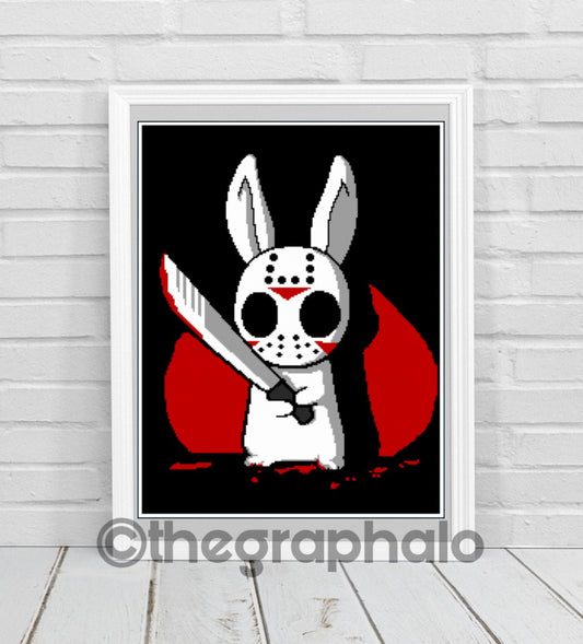 Killer Bunny Crochet Graphghan Pattern