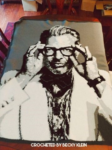 Jeff Goldblum Crochet Photoghan Pattern