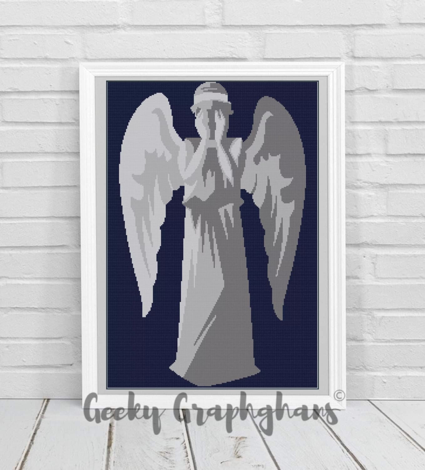 Weeping Angel Crochet Graphghan Pattern – Geeky Graphghans