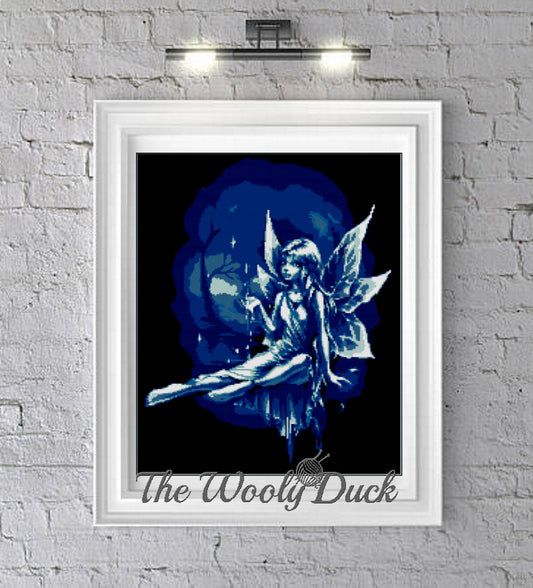 graphghan pattern of a fairy