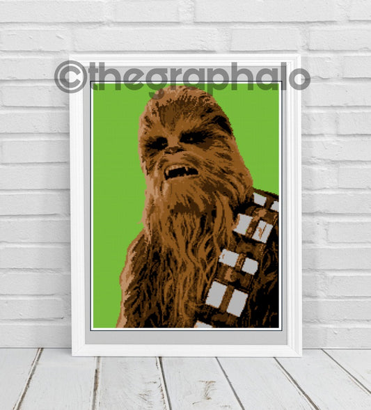 Chewbacca Inspired Photoghan Crochet Pattern SC 170 x250
