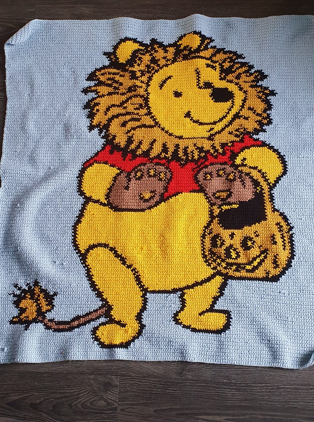 Trick Or Treat Bear Crochet Graphghan Pattern